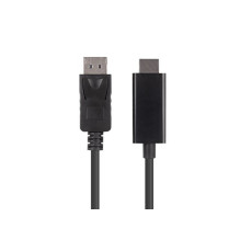 Lanberg CA-DPHD-11CC-0030-BK kabelinis lyties keitiklis DisplayPort HDMI Black