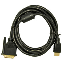 Akyga AK-AV-11 vaizdo kabelio adapteris 1,8 m HDMI Type A (standartinis) DVI-D Black