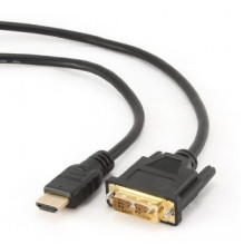 Gembird 3m, HDMI / DVI, M / M DVI-D juoda