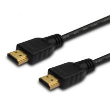 Savio CL-01 HDMI laidas 1,5 m HDMI Type A (Standartinis) Juodas
