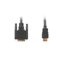 Lanberg CA-HDDV-10CC-0018-BK video cable adapter 1.8 m HDMI Type A (Standard) DVI-D Black