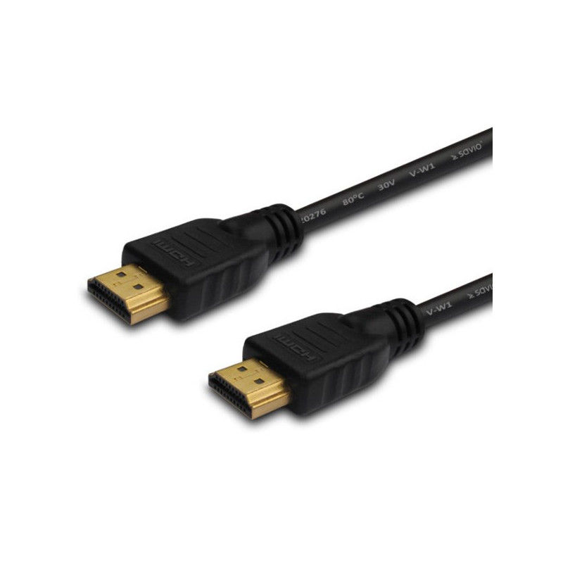 SAVIO HDMI (M) Cable, 20m, black, gold tips, v1.4 high speed, ethernet / 3D CL-75