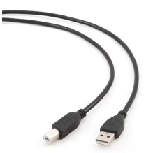 Gembird CCP-USB2-AMBM-10 USB kabelis 3,04 m USB A USB B Juodas