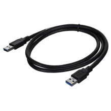 Lanberg CA-USBA-30CU-0010-BK USB kabelis 1m 3.0 USB A juodas