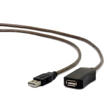 Gembird USB A / USB A M / F 10m USB laidas USB 2.0 juodas