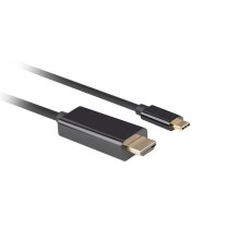 LANBERG CABLE USB-C(M)-HDMI(M) 0,5M 4K 60HZ BLACK