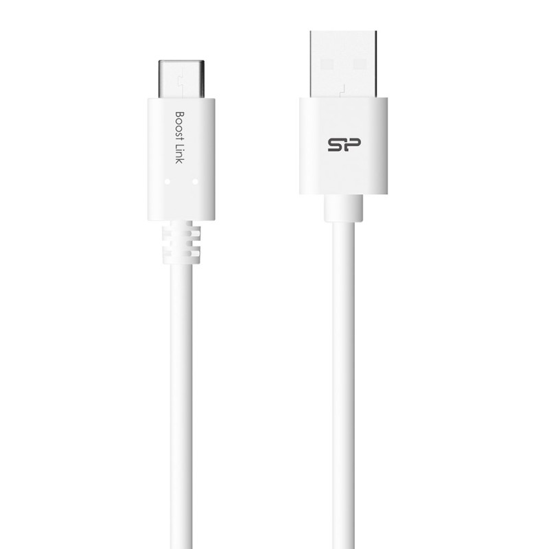 Silicon Power Boost Link PVC LK10AC USB cable 1 m USB 2.0 USB A USB C White