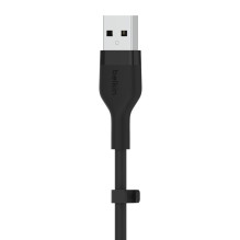 Belkin BOOST↑CHARGE Lankstus USB kabelis 3 m USB 2.0 USB A USB C Juodas