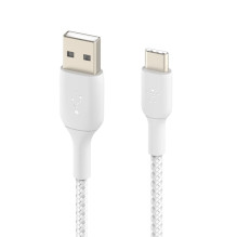 Belkin CAB002BT3MWH USB kabelis 3 m USB A USB C Baltas