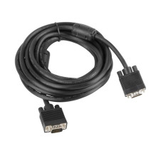 Lanberg CA-VGAC-10CC-0050-B VGA cable 5 m VGA (D-Sub) Black