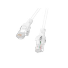 Lanberg PCU5-10CC-0300-W tinklo kabelis Baltas 3 m Cat5e U / UTP (UTP)