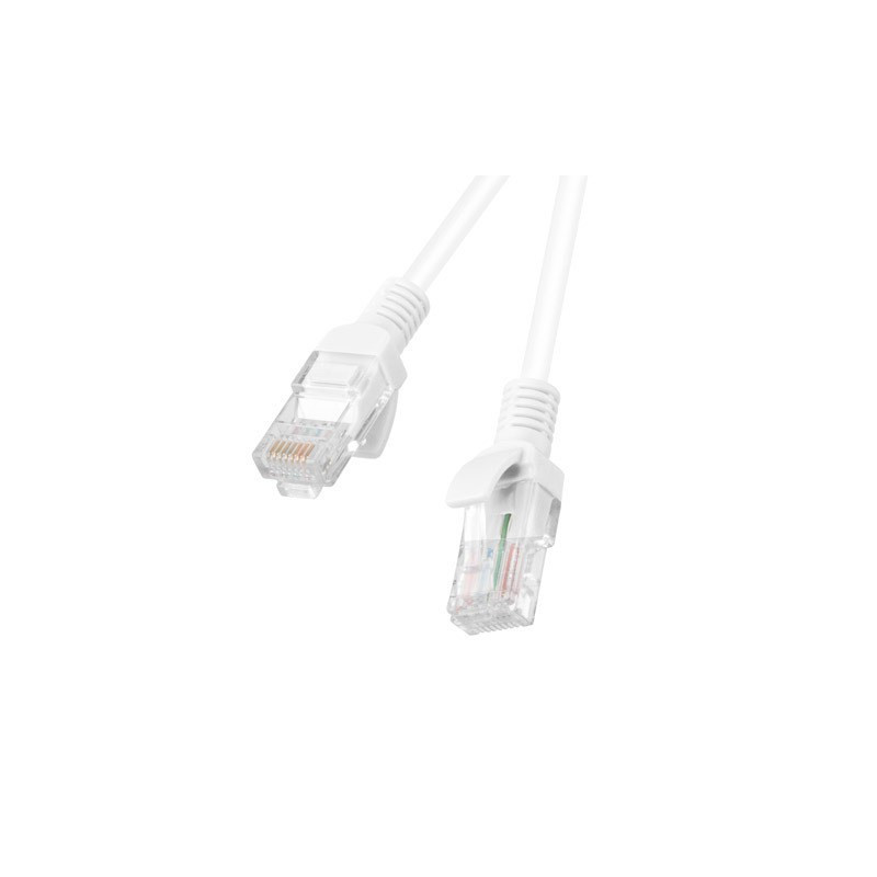 Lanberg PCU5-10CC-0300-W tinklo kabelis Baltas 3 m Cat5e U / UTP (UTP)