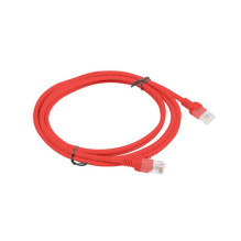 Lanberg PCU5-10CC-0200-R tinklo kabelis 2 m Cat5e U / UTP (UTP) Raudonas