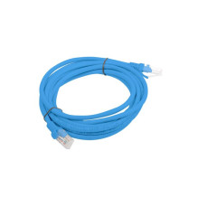 Lanberg PCU5-10CC-0300-B networking cable Blue 3 m Cat5e U / UTP (UTP)