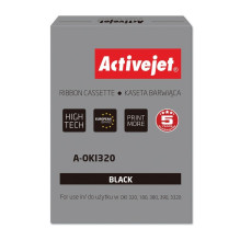 Activejet A-OKI320 juostelė (pakaitinė OKI 9002303 3000000 ženklų Aukščiausia juoda) 100 vnt.