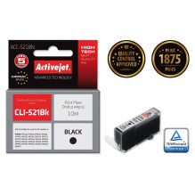 Rašalo kasetė Activejet ACC-521BN (Canon CLI-521Bk Supreme 10 ml juodos spalvos pakeitimas)