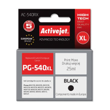 Rašalo kasetė Activejet AC-540RX (pakeičiama Canon PG-540XL Premium 25 ml 700 puslapių, juoda)