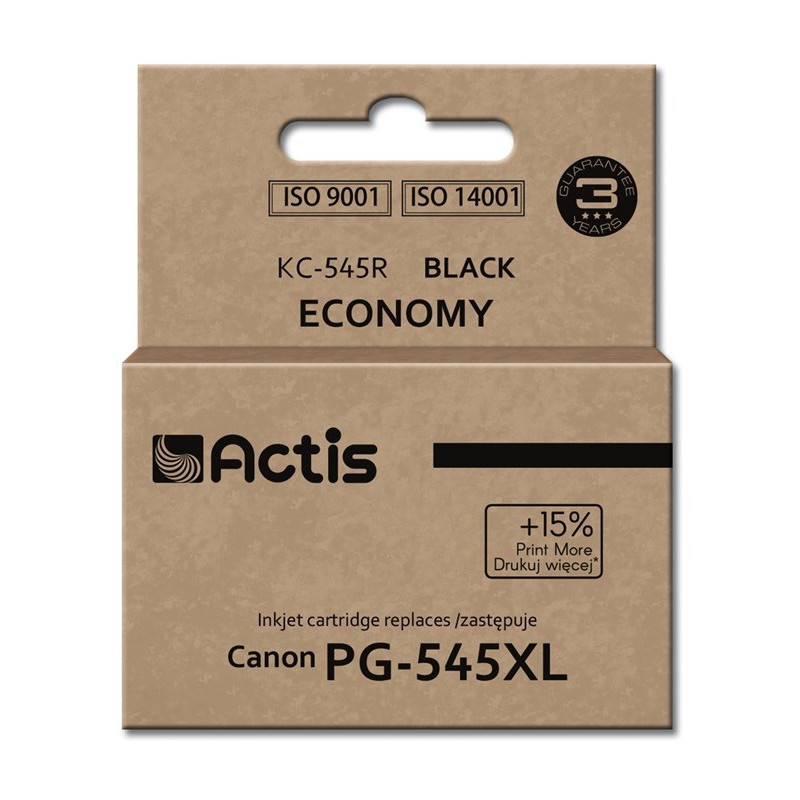 Actis KC-545R ink (replacement for Canon PG-545XL Standard 15 ml black)