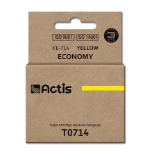 Actis KE-714 rašalas (Epson T0714 / T0894 / T1004 Standard 13,5 ml geltonos spalvos pakaitalas)