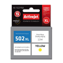 Activejet AE-502YNX ink (replacement for Epson 502XL W44010 Supreme 12 ml yellow)