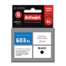 Activejet AE-603BNX rašalas (pakeitimas Epson 603XL T03A14 Supreme 18,2 ml juodas)