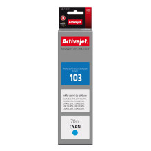 Activejet AE-103C Ink Cartridge (replacement for Epson 103 C13T00S24A Supreme 70 ml cyan)