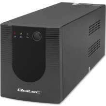 Qoltec 53776 nepertraukiamo maitinimo šaltinis (UPS) Line-Interactive 1,5 kVA 900 W 4 kintamosios srovės lizdas (-iai)