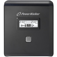PowerWalker VI 1000 LCD 1 kVA 600 W 4 kintamosios srovės lizdas (-iai)