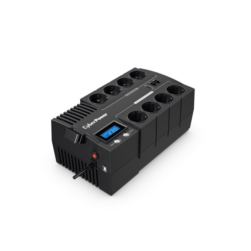 CyberPower BR1200ELCD uninterruptible power supply (UPS) Line-Interactive 1.2 kVA 720 W 8 AC outlet(s)