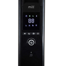 Mill AB- H1000DN BLACK elektrinis patalpų šildytuvas Radiatorius Vidinis juodas 1000 W