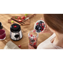 Bosch Serie 2 MMB2111M blender 0.6 L Sport blender 450 W Black, Stainless steel